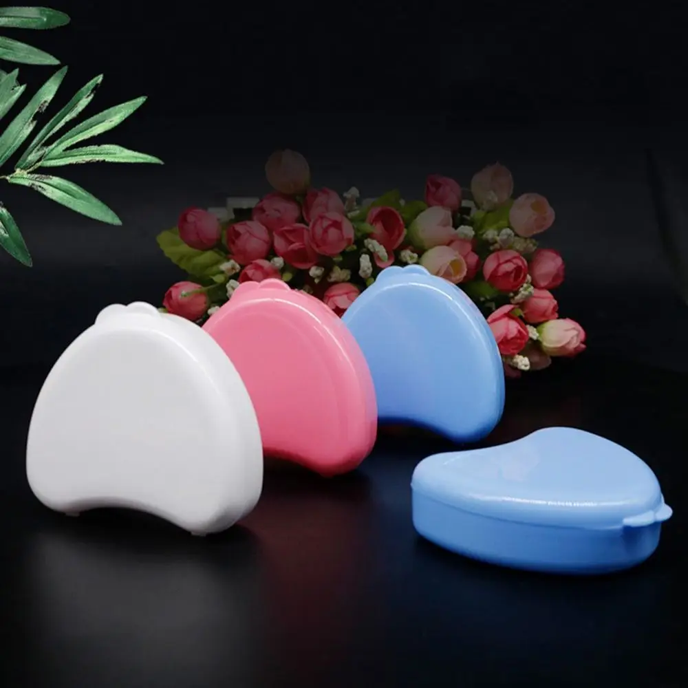 False Teeth Protective Case Plastic Retainer Case Portable Multiple Colors Braces Orthodontic Case False Denture Boxes Women Men