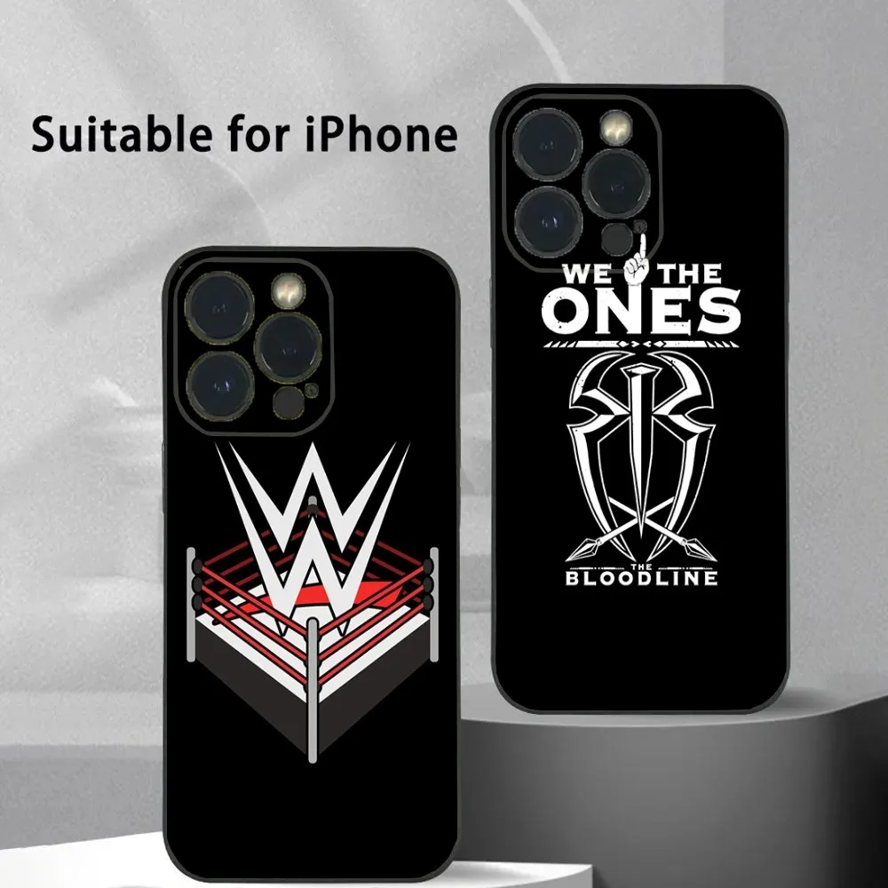 

WWE The Shield Phone Case For iPhone 16 15 14 13 12 11 Plus,Pro Max,XS,X,XR,SE,Mini,8,7 Soft Silicone Black Cover
