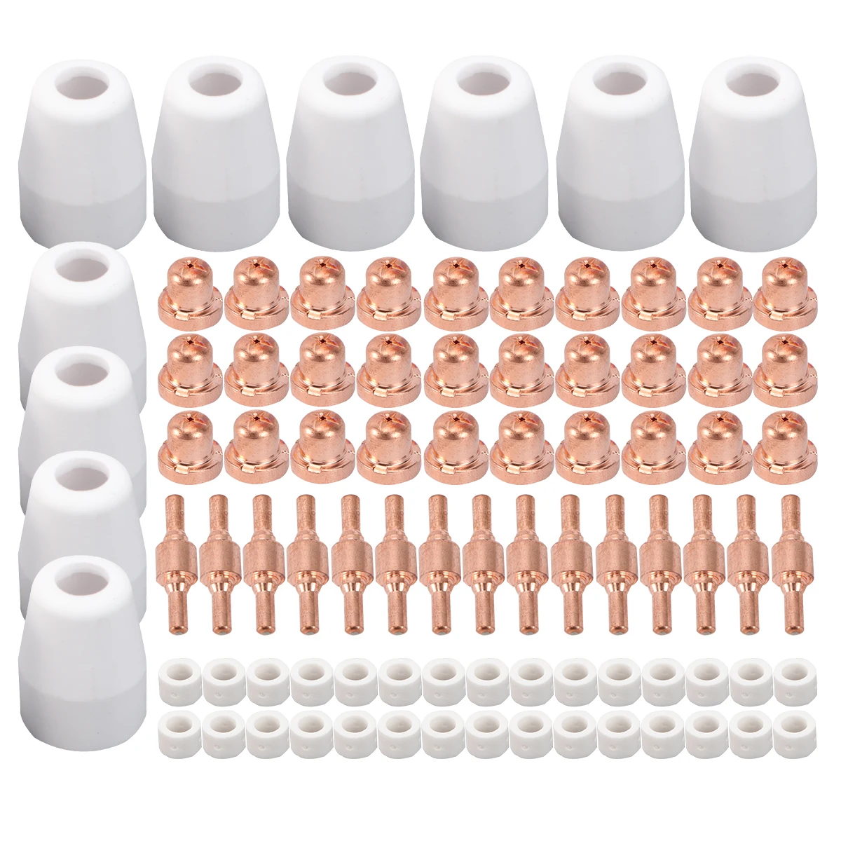 85 pcs Plasma Tip Nozzle Consumables Heat Resistant For -31 -40 Cut-40 Ct312 Ct416 Ct518D Super160 Cutting Torch Parts