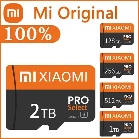 Xiaomi 실제 용량 마이크로 TF SD 카드 1 테라바이트 512GB 256GB 메모리 카드 Sony Lenovo Nintendo 용 고속 Cartao De Memoria 128GB