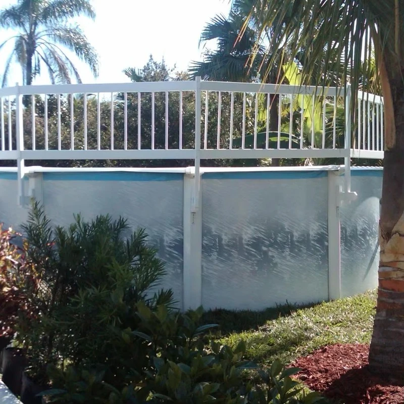 Rust-free White PVC Plastic Pool Guardrail Board Pressure-treated Wood Natural Type