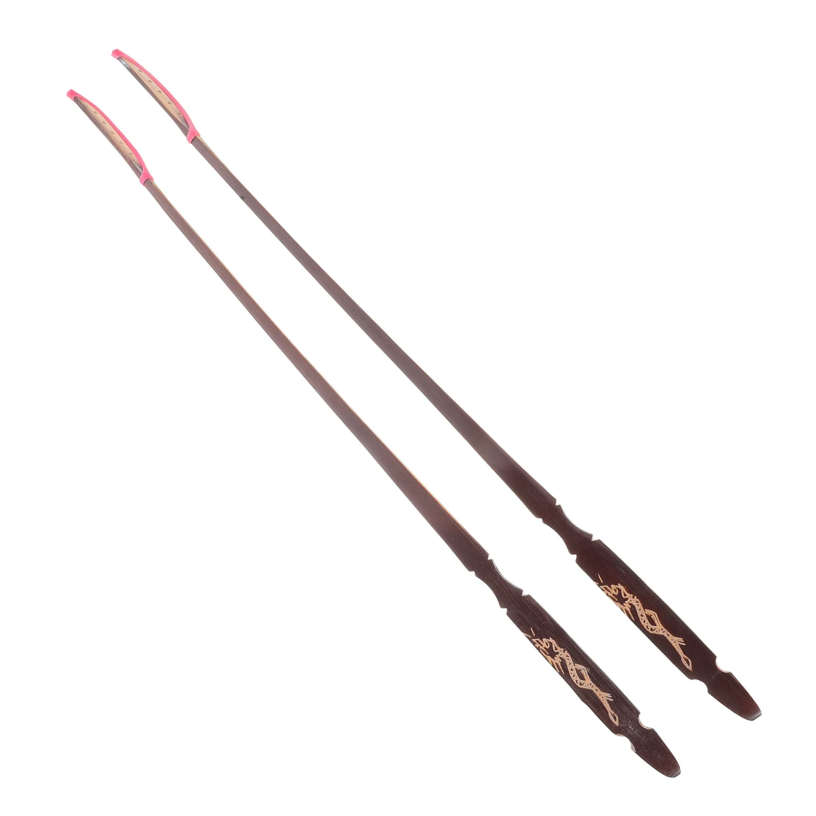 1 Pair Yangqin Hammer Dulcimer Hammer Yangqin Accessories Yangqin Bamboo Skewer Bamboo Stick Dulcimer Key Strip Mallets Dulcimer