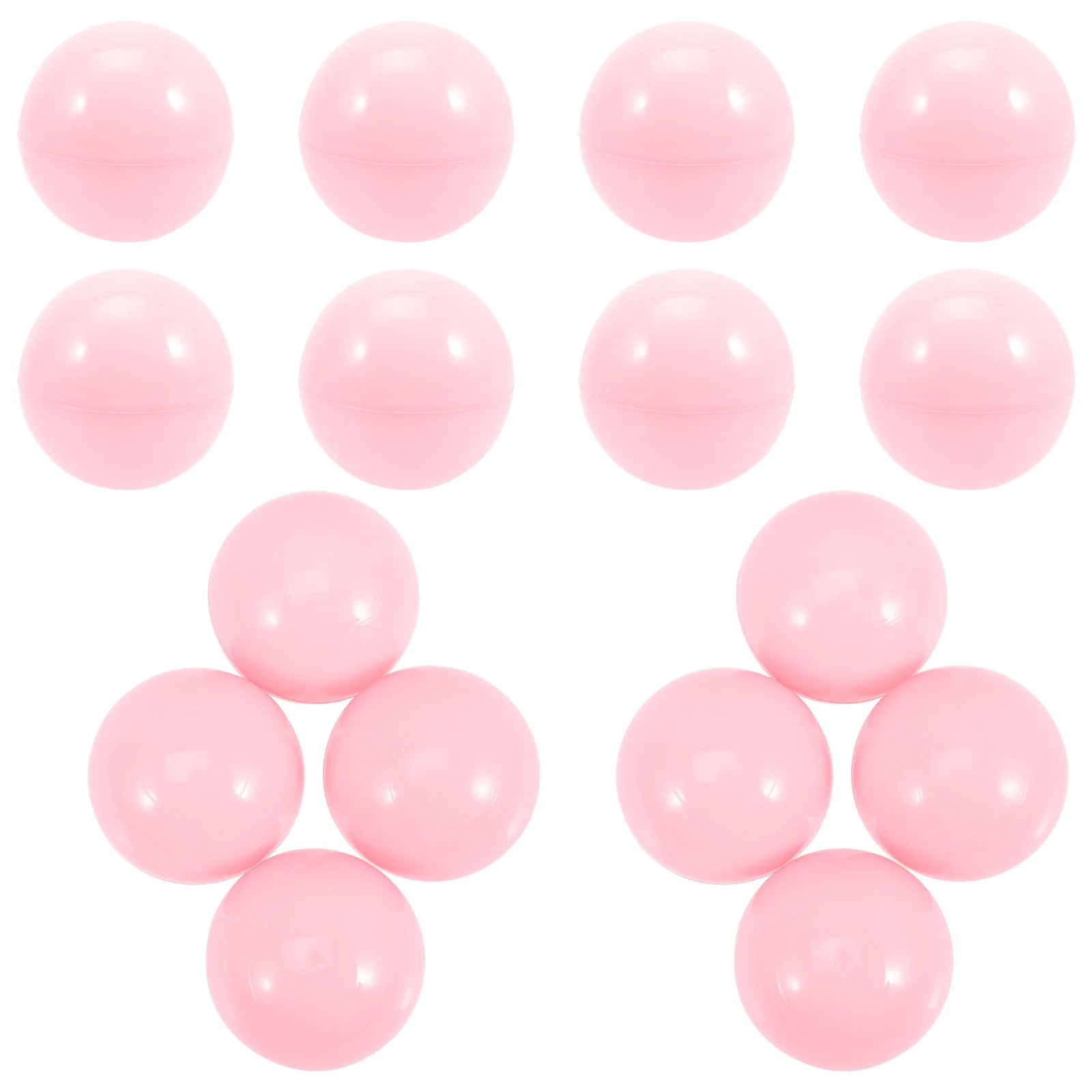 100 Pcs Baby Toy Ocean Ball Wave Pits Balls for Children Kids Educational Star Shape Plastic Round Shaped Pink Ballpit