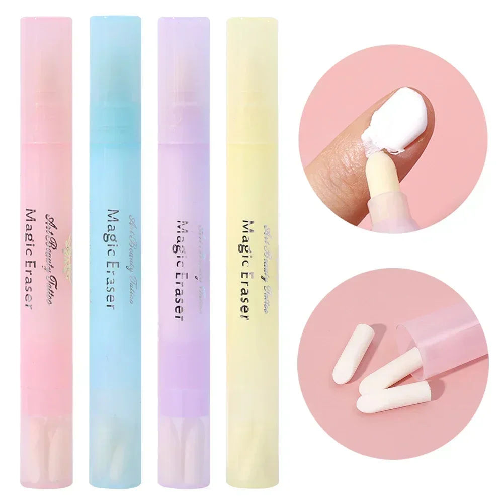 Professional Nail Correction Pen Simple Convenient Nail Edge Cleaning Pen with Cotton Tip Can Hold Makeup Remover DIY Manicure