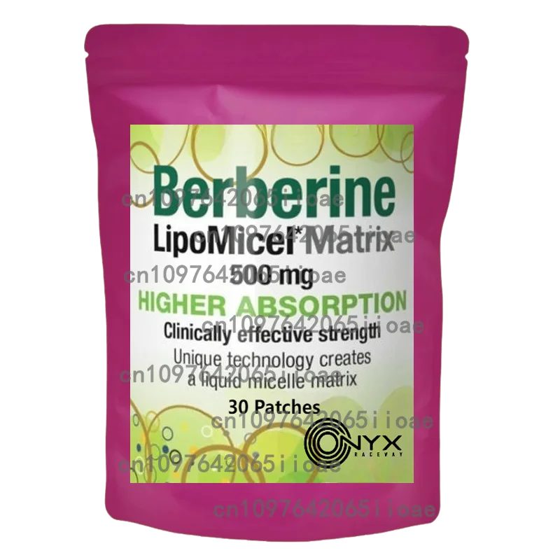 

Berberine Transdermal Patches | 30 Count, 1-Month Supply | Supports Immune & Cardiovascular Health, Heart Health