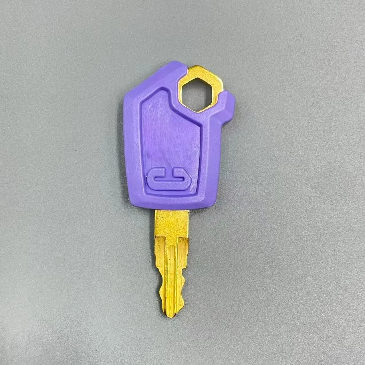 1/5/10/20PCS Purple & Gold Key for 5P8500 Heavy Equipment Ignition Loader Dozer Metal & Plastic High Quality