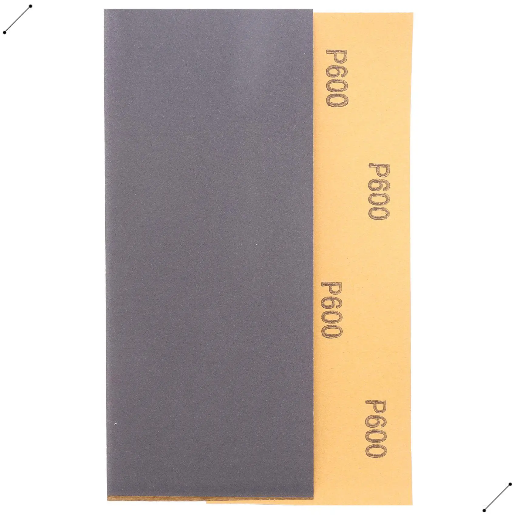 Abrasive Dry Wet Waterproof Sandpaper Sheets Assorted Grit Of 400/ 600/ 800/ 1000/ 1200/ 1500 For Furniture, Hobbies And Home Im