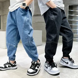 Jeans da ragazzo grande, abbigliamento per bambini, pantaloni lunghi casual e alla moda, pantaloni per bambini fantastici, pantaloni da ragazzo, adolescenti