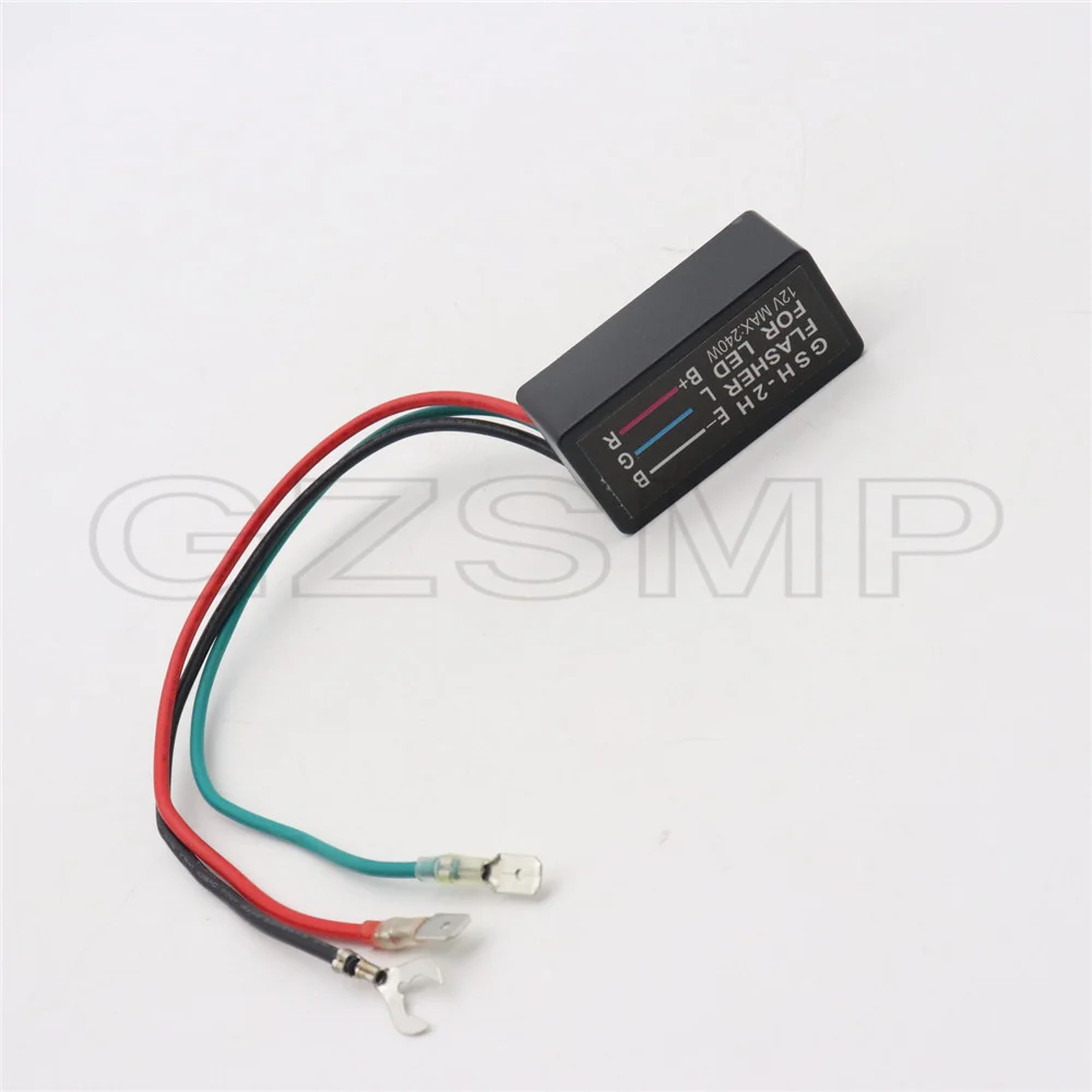 Universal Motorcycle Turn Signal LED Light Flasher Blinker Relay 3 Pin 12V fit For Honda Kawasaki Waterproof Halogen Indicator