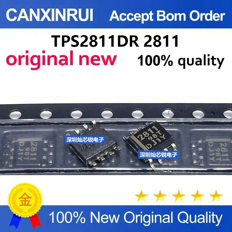 (5-100pieces)Brand new original TPS2811DR surface-mount 2811 SOP8 package full-bridge driver IC