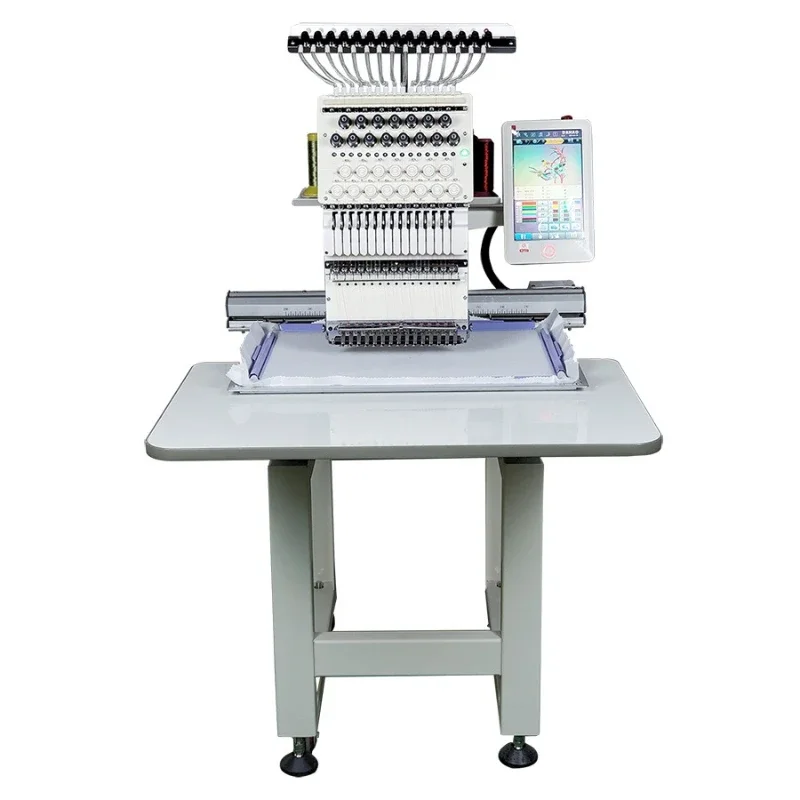 NEWFully automatic computerized embroidery machine, small single-head machine embroidery prototype