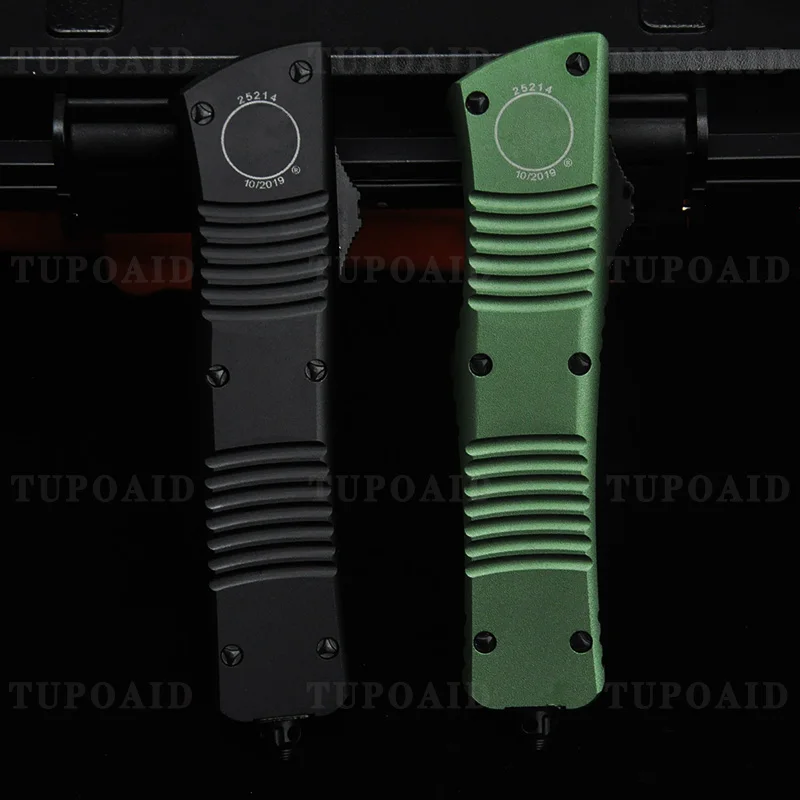 

Микро-нож TROODON OTF для активного отдыха, туризма и кемпинга, карманный нож из стали D2 с рукоятью из алюминия T6061, многофункциональный инструмент EDC