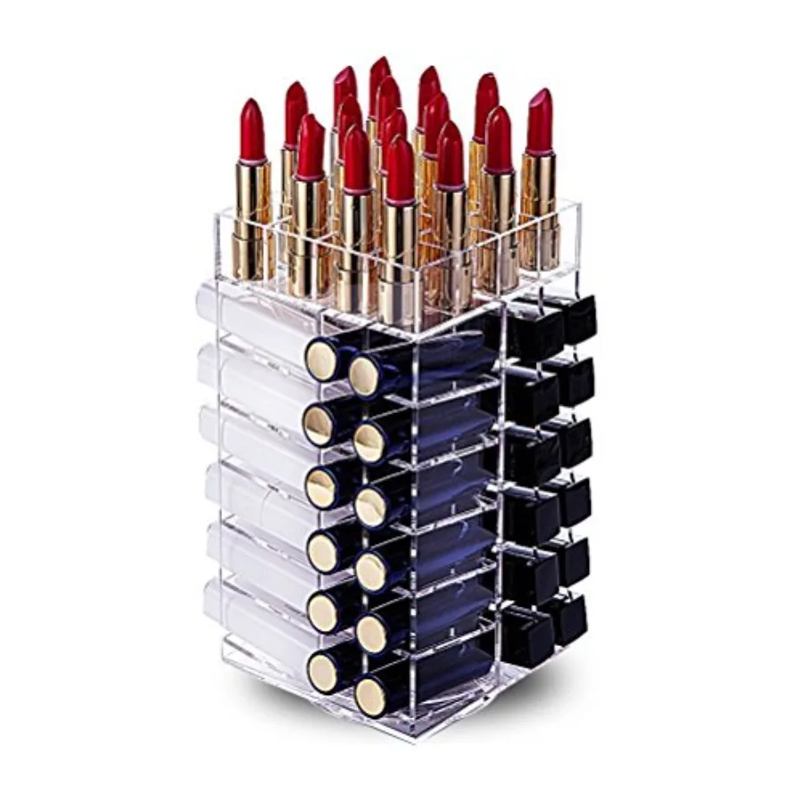 

Lipstick older Acrylic Rotating 64 Lipstick Tower Orgazer Spinng Lipgloss older wit Removale Dividers