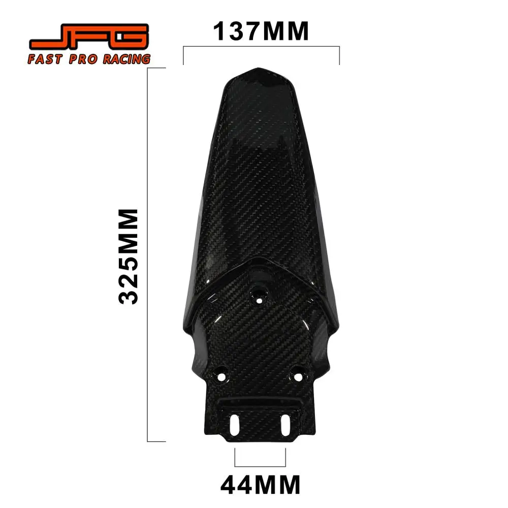 Funparts Rear Fender Mudguard Mud Guard Carbon Fiber Motorcycle Accessories For Talaria Sting MX3 MX4 MX5 Electric Vehicle Bike