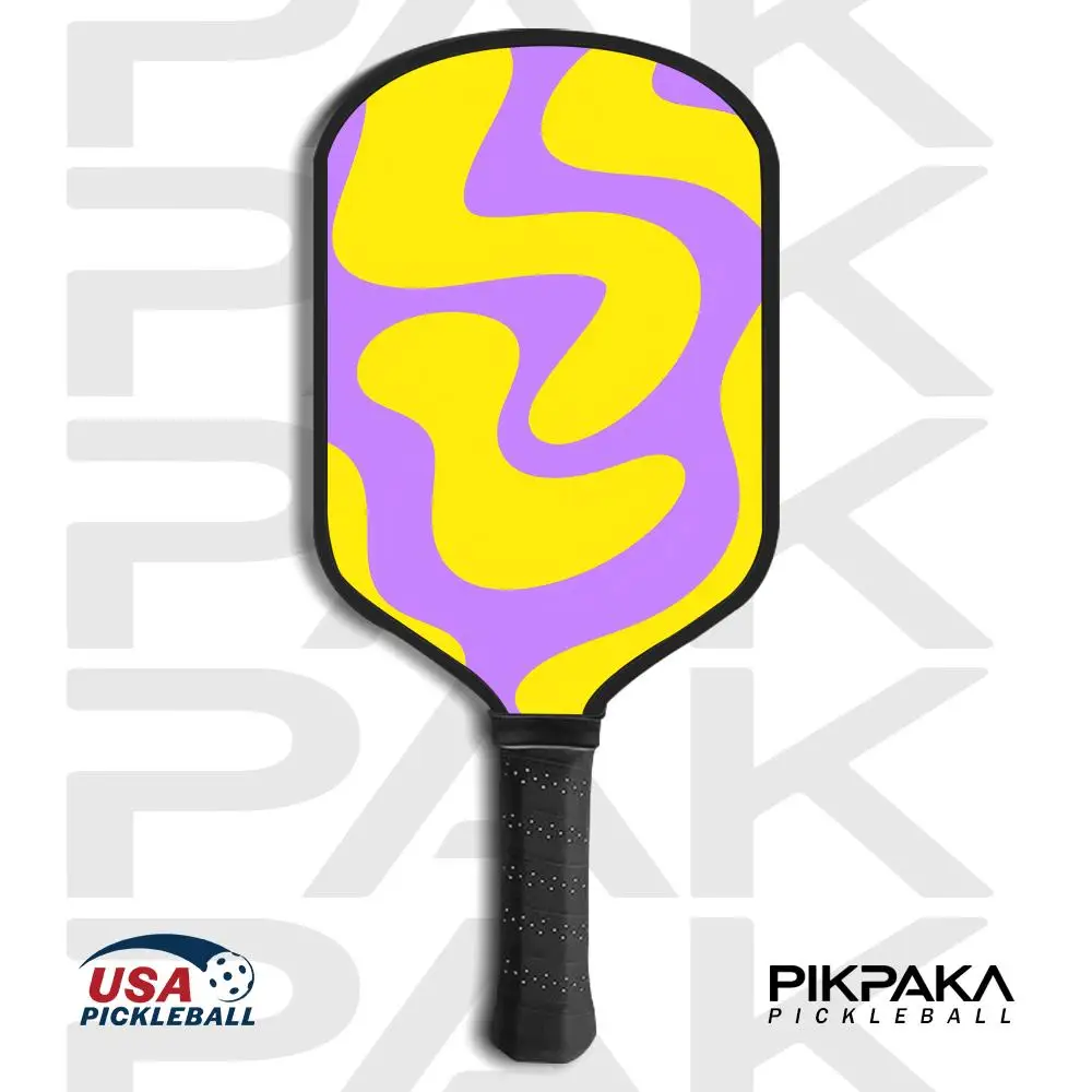 

Лопатка для пиклбола цвета дофамина, одобренная USAPA T700, цельный корпус из углеродного волокна, термоформованная, с сотовым сердечником мощностью 16 мм.