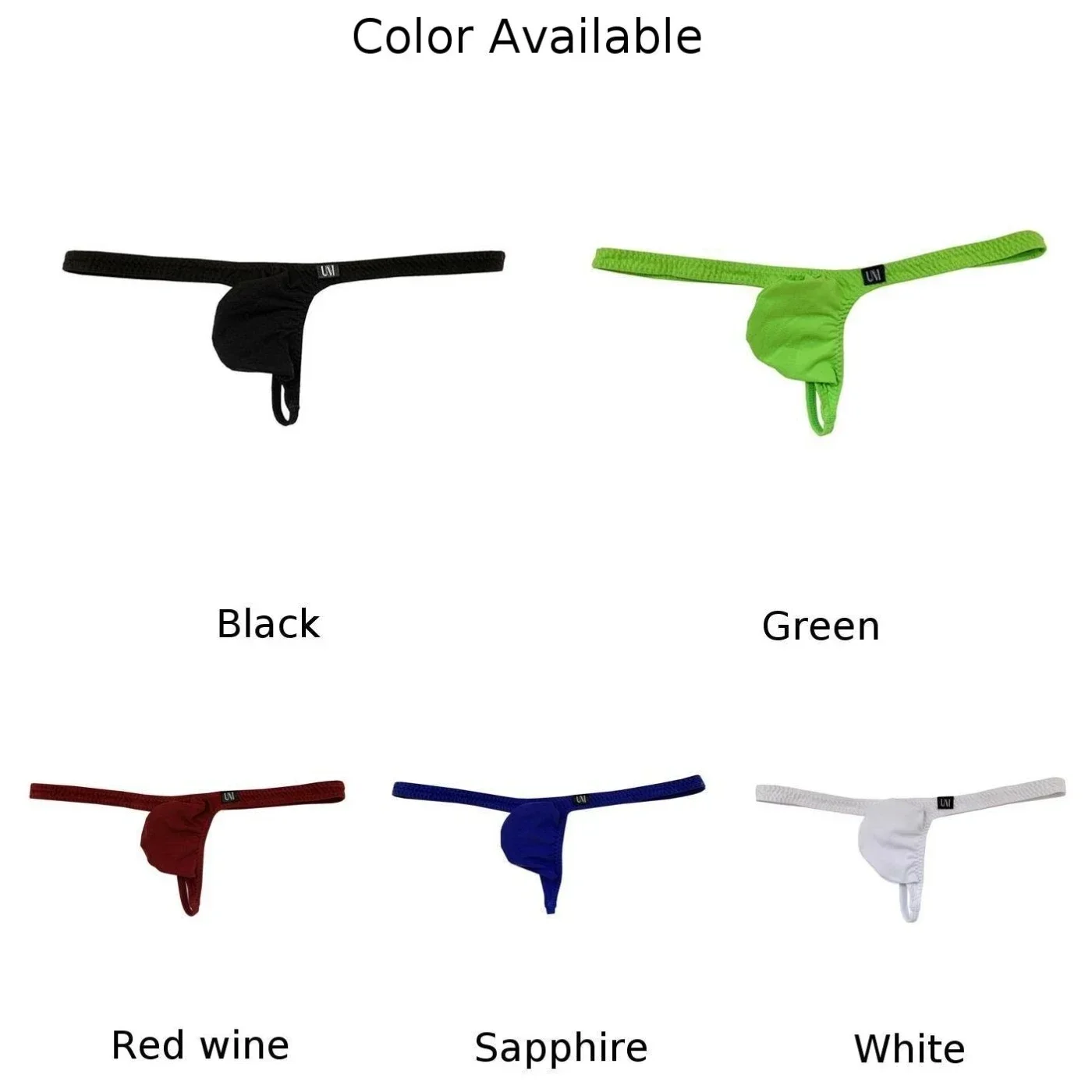 Mens Sexy Thongs G-string Low Rise Jockstrap Bulge Pouch Underwear T-Back Briefs Homme Slip Lingeries Tanga Underpant