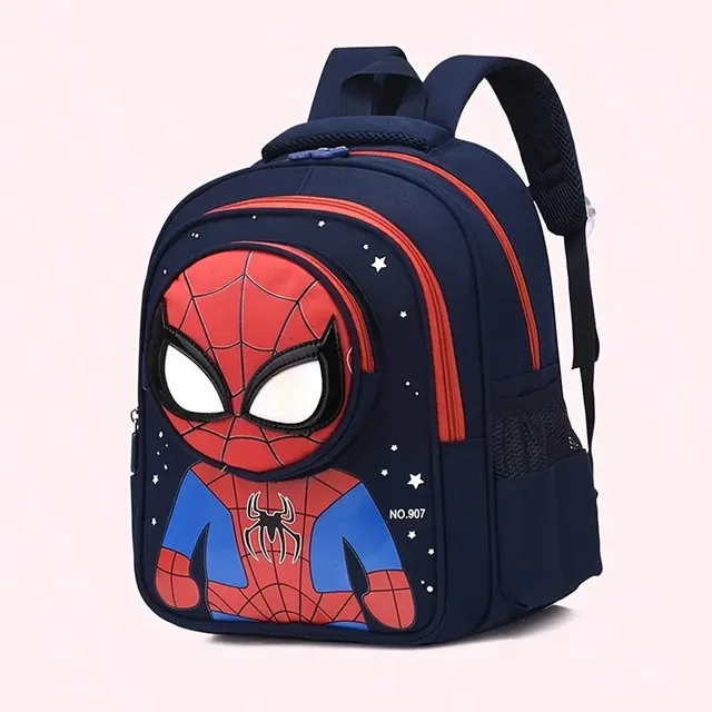 Cute Cartoon Kids Backpack, Lightweight Breathable Toddler School Bag, Adjustable Shoulder Strap Children Daypack, Waterproof Kindergarten Bookbag For Boys Outdoor Travel 4