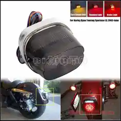 Motorcycle Plug And Play Turn Signal Rear Lights LED Brake Running Light For Harley Electra Glide Street FLHR Fat Boy 2003-Up