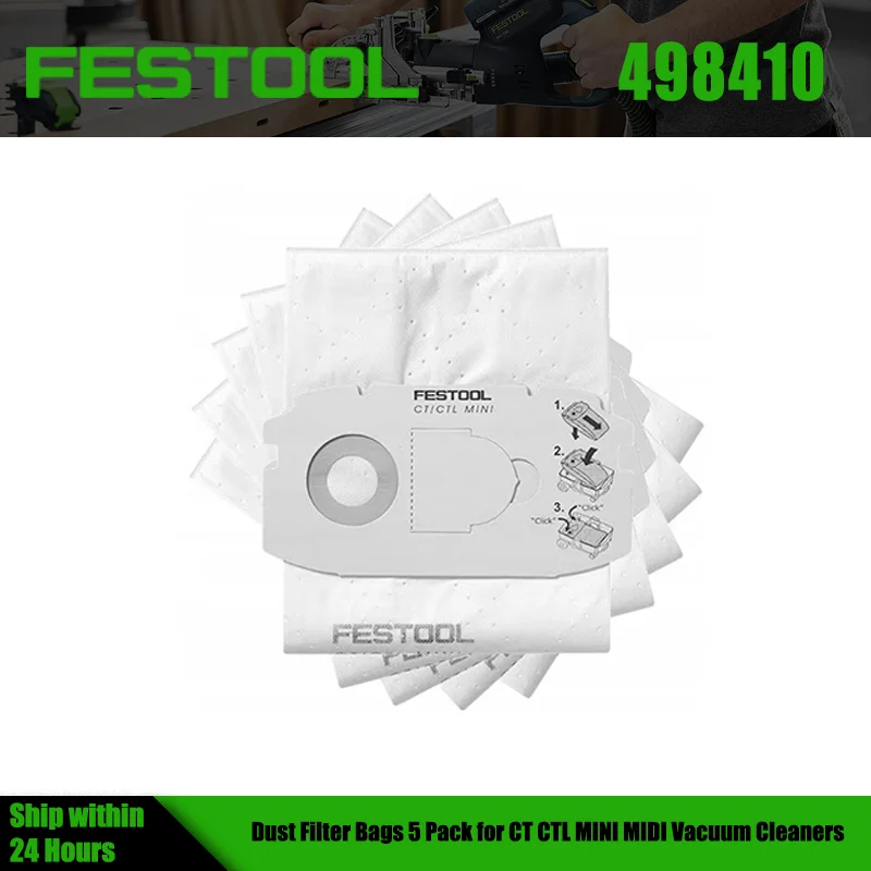 festool-498410-paquete-de-5-bolsas-filtrantes-autolimpiantes-para-aspiradoras-de-la-serie-ct-22-ct-33