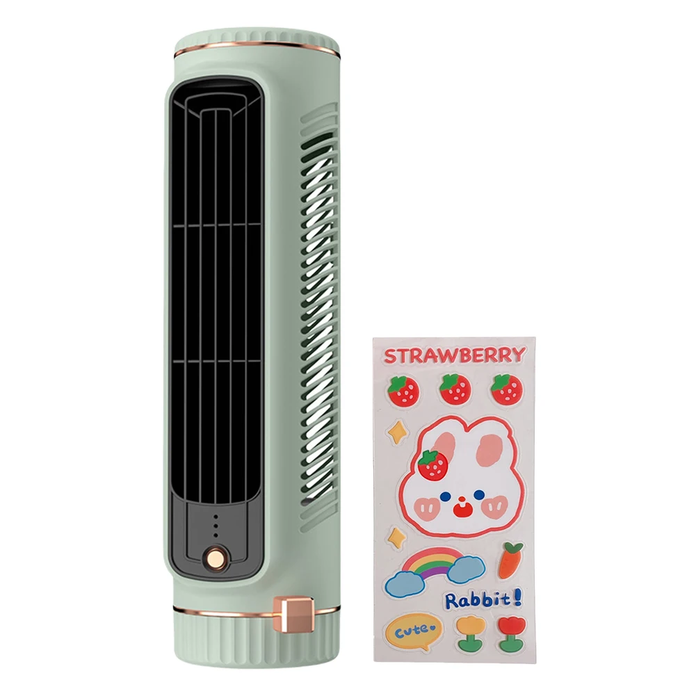 Tower Fan USB Charging Portable Air Conditioner Electric Vertical Fan Wireless Desk Fan for Home Bedroom