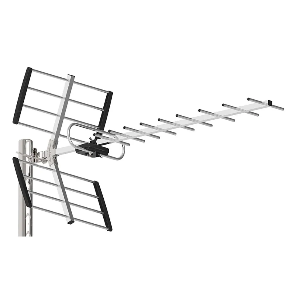 

Outdoor Yagi Digital high-definition TV Antenna HD with up to 200 Mile Range Attic or Roof TV Antenna, Free 4K TV channels 4K