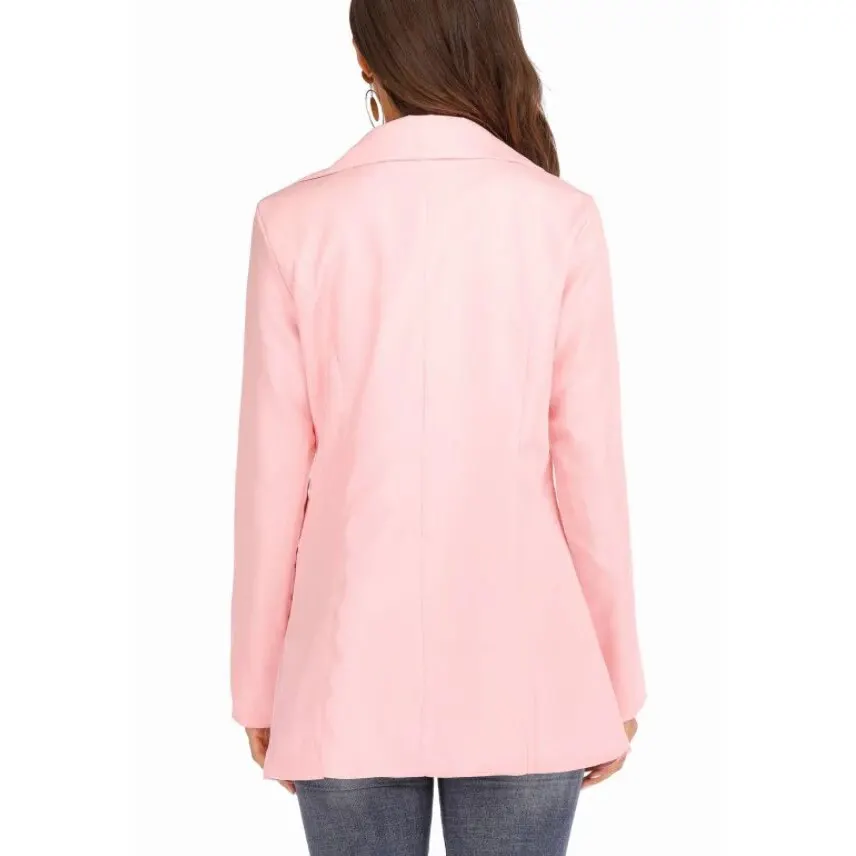 Plus Size Blazer Odzież damska Casual Cardigan Jesienno-zimowy płaszcz Solidny duży płaszcz z klapami Grace Fashion Odzież wierzchnia