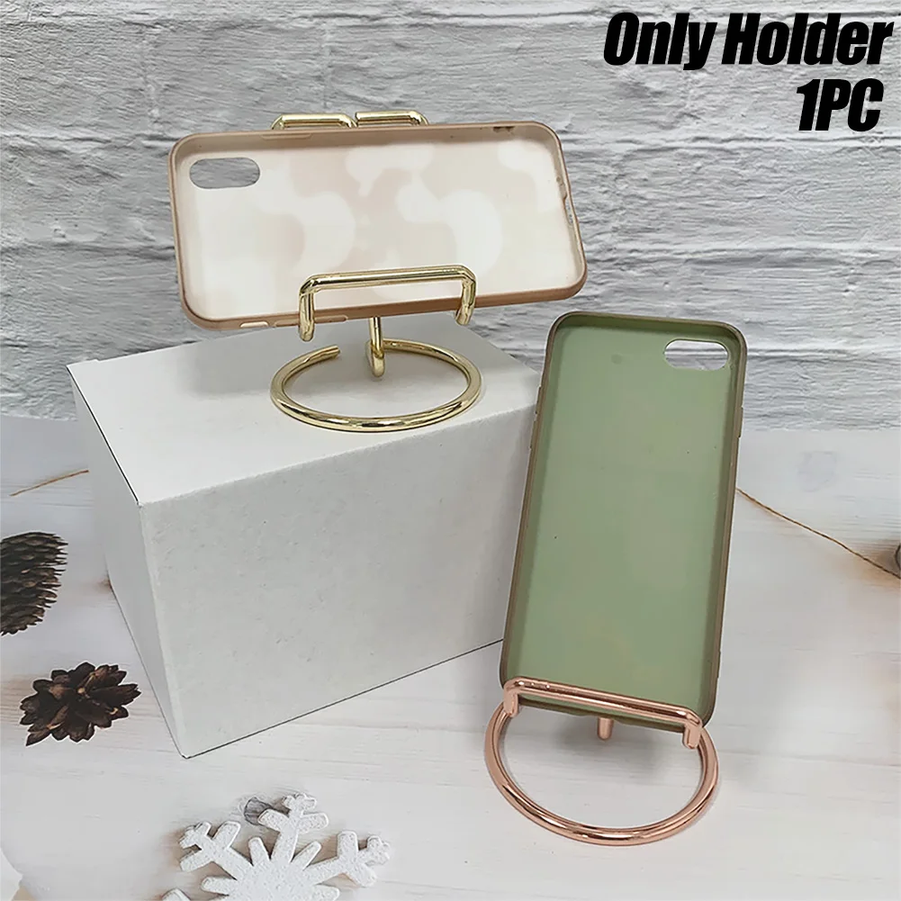 Easy Use Multipurpose Phone Holder Reading Organizer Home Office Iron Wire Gift Stable Display Stand Sturdy Desktop Mount