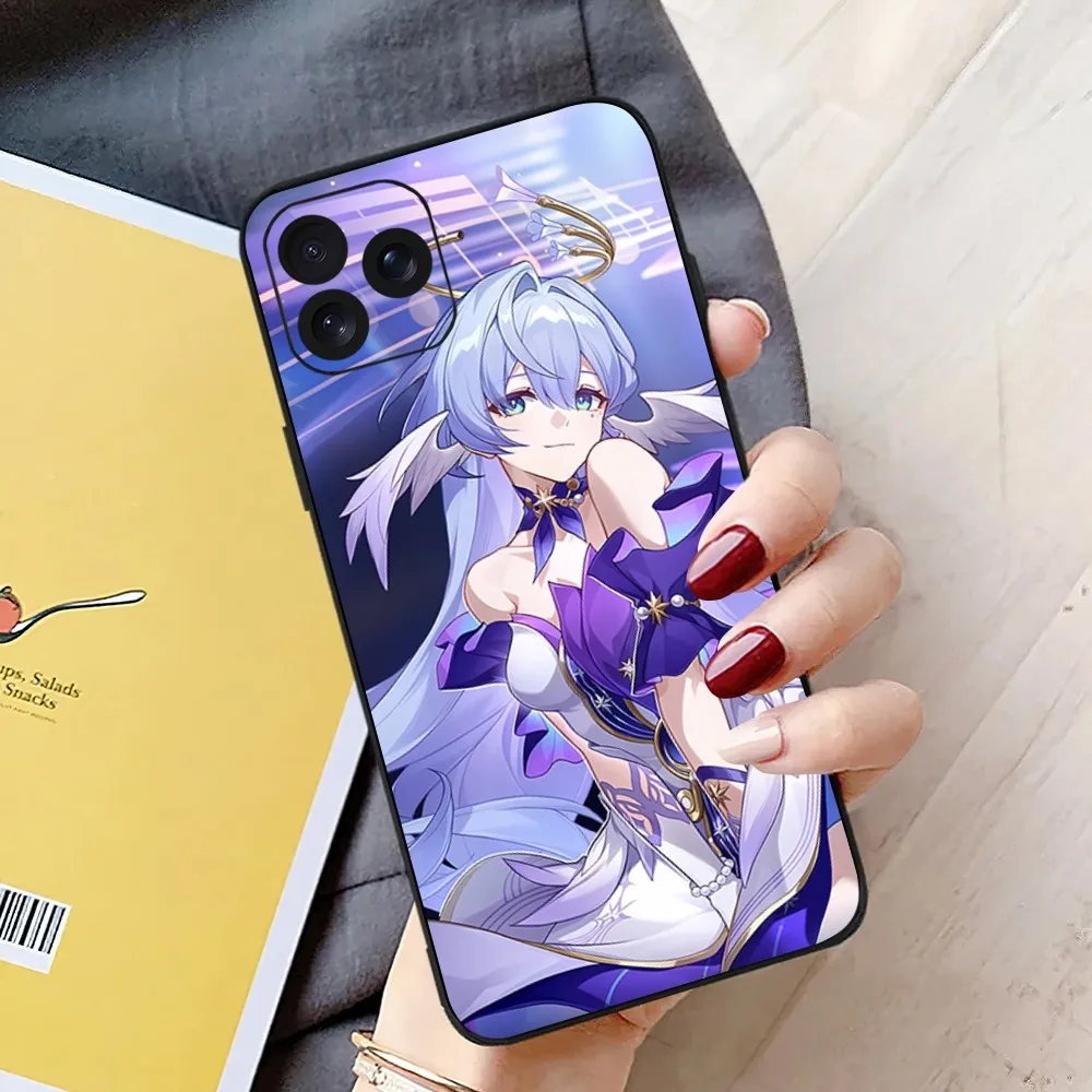 Honkai Star Rail Robin Cute Phone Case For iPhone 8 14 Mini X 15 XS 12 MAX 11 13 Xr Pro Plus Shell