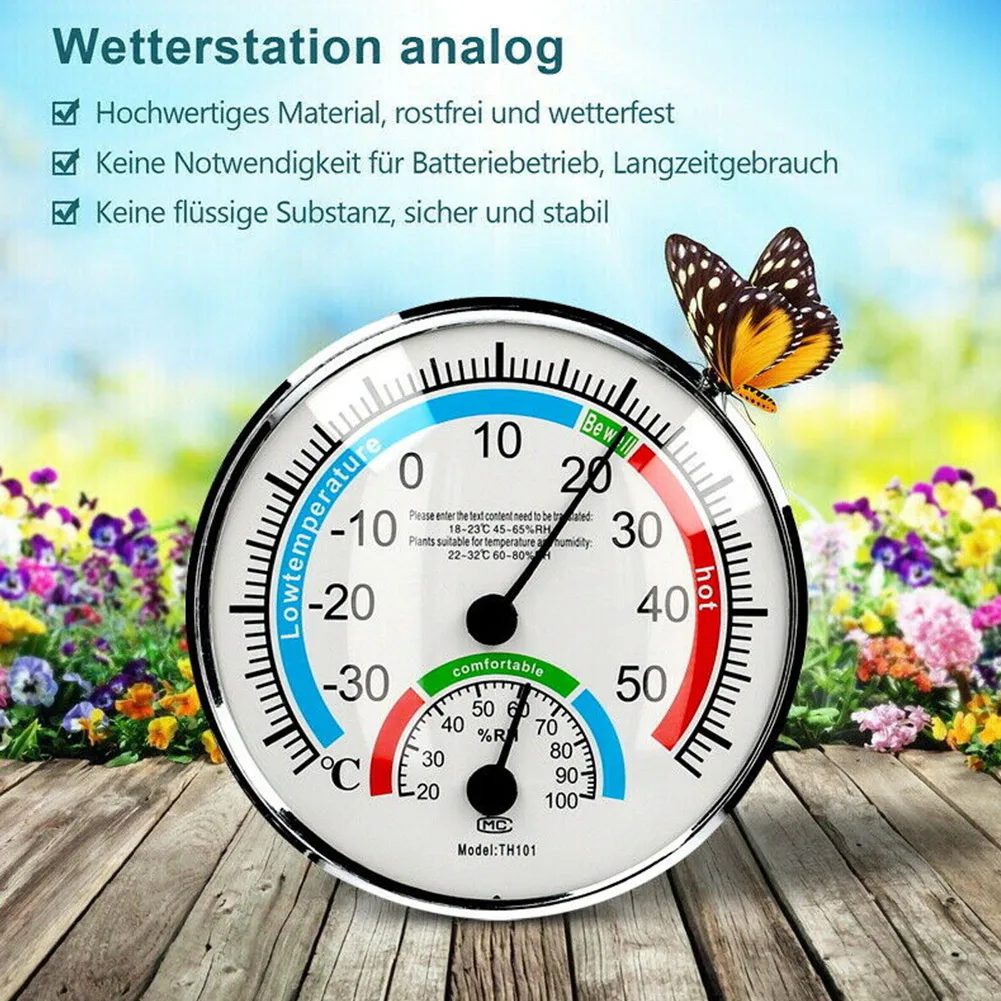 Mini Pointer Type Thermometer Hygrometer Indoor Room Electronic Temperature Humidity Meter Sensor Gauge For Home Thermometer