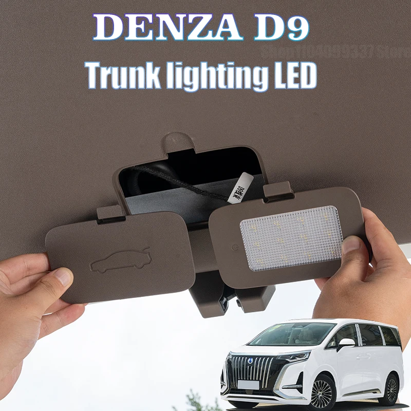 For Denza D9 Trunk Lighting LED Lights  Non-destructive installation without breaking wires Car Accessories 2022-2025