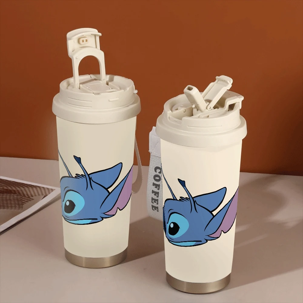 

Stitch Angel Drinking Cup Bottle 304 Stainless Large Capacity Girls Water Cups 304 Stainless Disney Lilo & Stitch Cute Summer