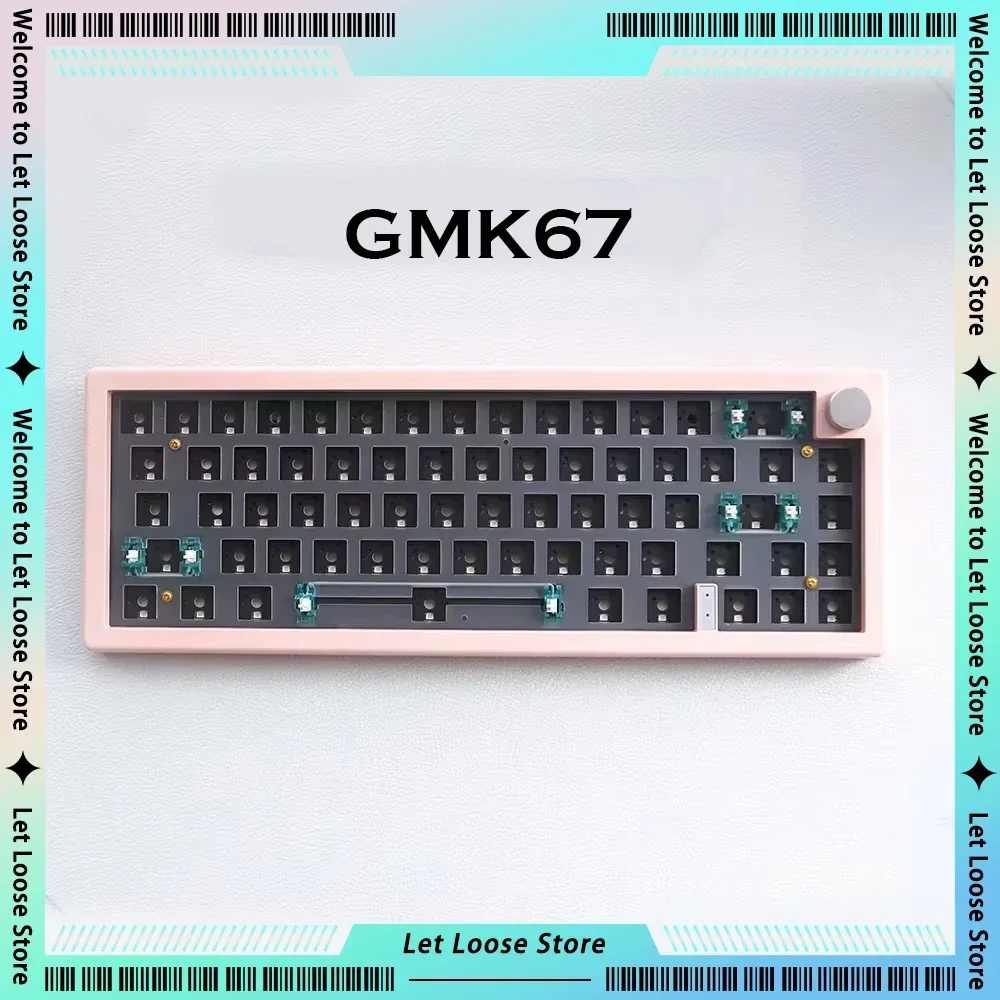 Tastiere meccaniche GMK67 63 tasti Tastiera da gioco cablata Bluetooth wireless 2.4G RGB Hot Swap Regali personalizzati per e-sport
