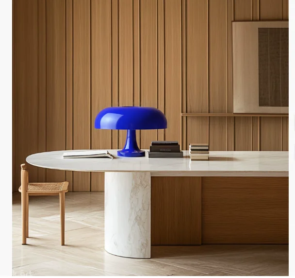 

Скандинавская простая настольная лампа в виде гриба, современный отель, гостиная, спальня, ночник с питанием от USB