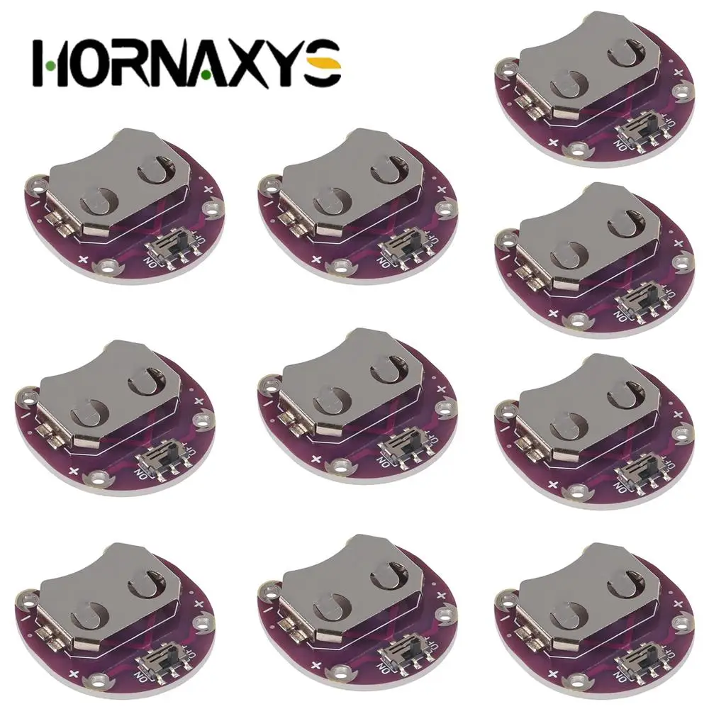 10/20pcs LilyPad Coin Cell Battery Holder CR2032 Battery Mount Module for arduino DIY KIT