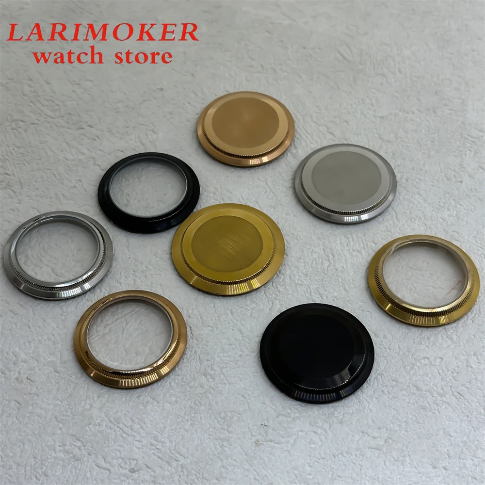 BLIGER glass/solid back, stainless steel back for 36mm38mm39mm40mm case