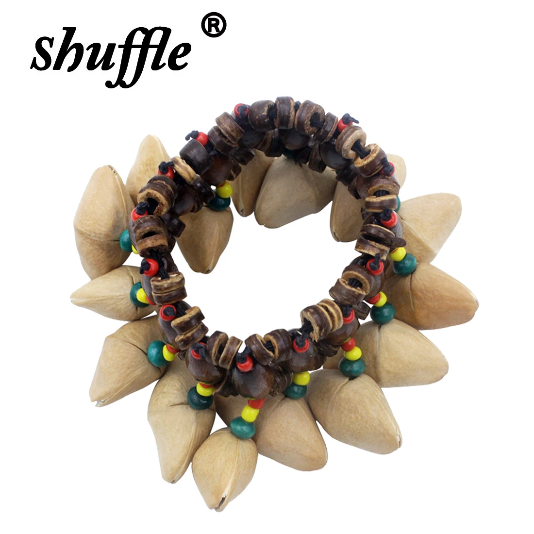 Shells Nuts Shell Bracelet Handbell Ethnic Wind For Djembe African Drum Conga Percussion Musical Instrument Parts Gifts Toys