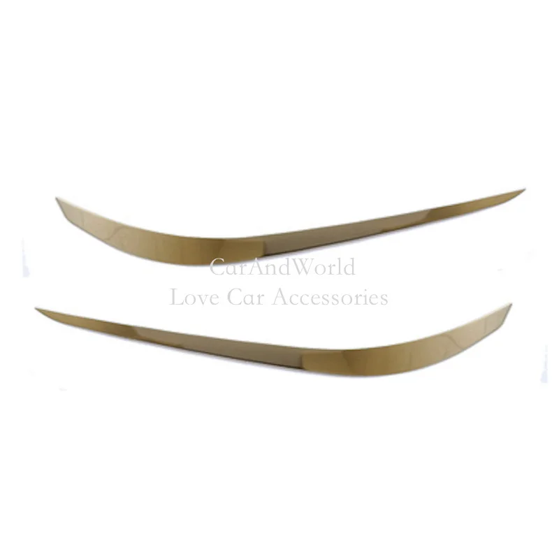 الفولاذ المقاوم للصدأ المصابيح الأمامية الحاجب رئيس إطار المصابيح قطاع الزخارف غطاء اكسسوارات السيارات الزخرفية لوحدة Changan UNI-T 2020-2025