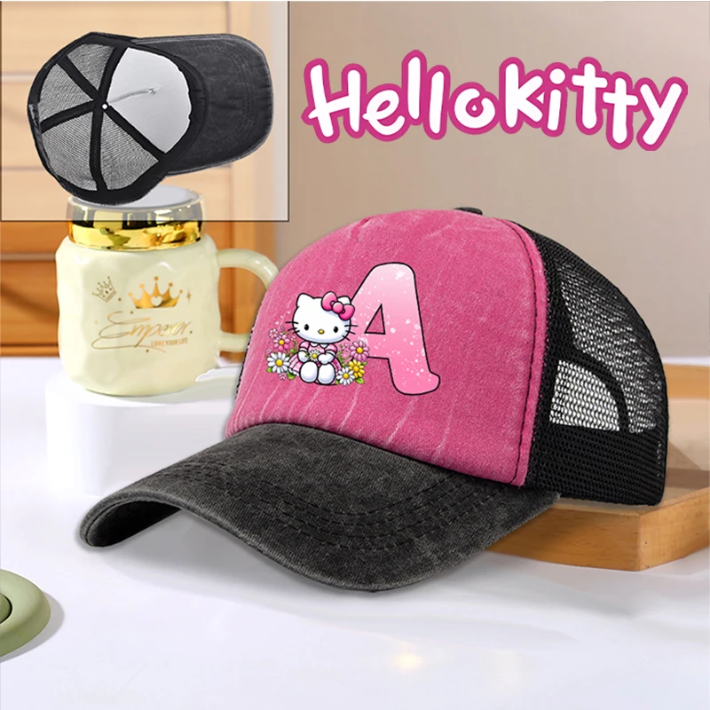 sanrio-hello-kitty-цветная-шляпа-с-буквенным-принтом-a-z-хлопковая-модная-шляпа-от-солнца-с-героями-мультфильмов-повседневная-регулируемая-шляпа-для-путешествий-подарки-на-день-рождения-для-девочек