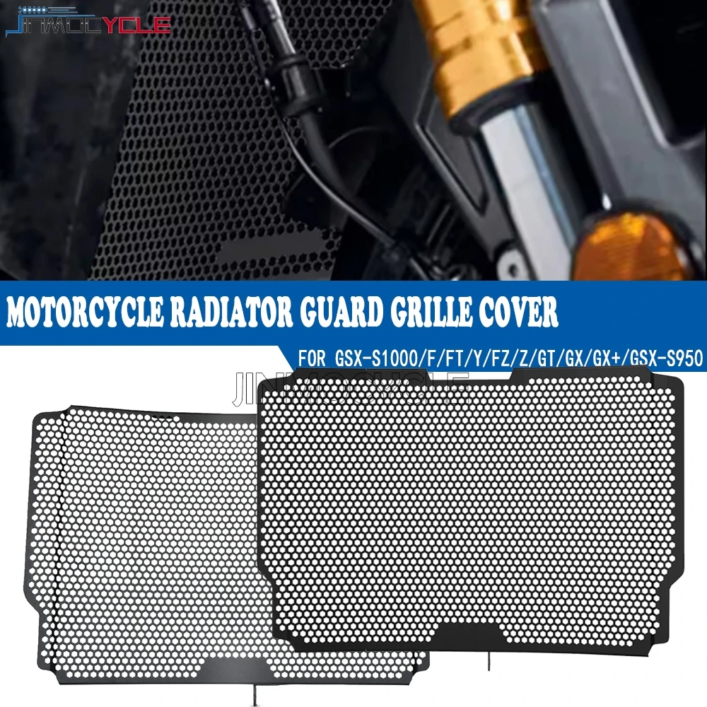 

Fit For Suzuki GSXS1000GX + (Plus) 2024 - 2025 GSX-S950 GSX-S1000 GT 2015-2023 Motorcycle Radiator Grille Guard Cover Protector