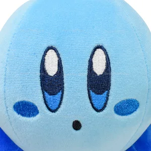 Kawaii -Star Kirby Plüschspielzeug für Kinder, 9 Stile, Grau, Geist, Rosa, Blau, Grün, Rot, beste Weihnachtsgeschenke, Geburtstag 6 Hauptverkäufe Pelucia Ghost - №4