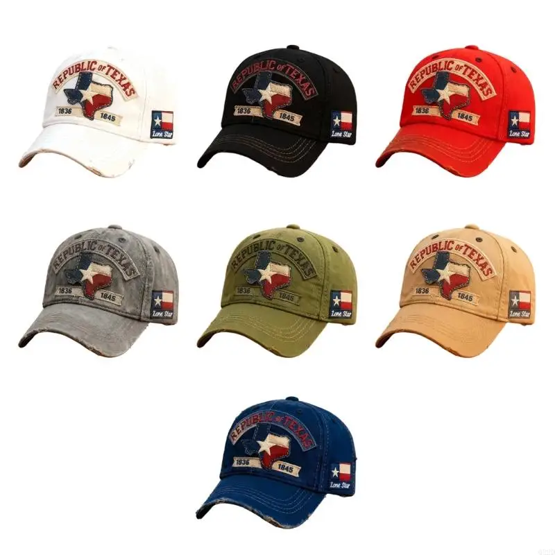 

Q22D Trendy Baseball Hat With Embroidery Adjustable Strap Design Lightweight Polyester Unisex Sun