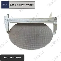 Catalyst Support Euro 3 400cell 153*103*115mm Three-Way Catalyst Car Exhaust Catalytic Converter Honeycomb Metal Carrier