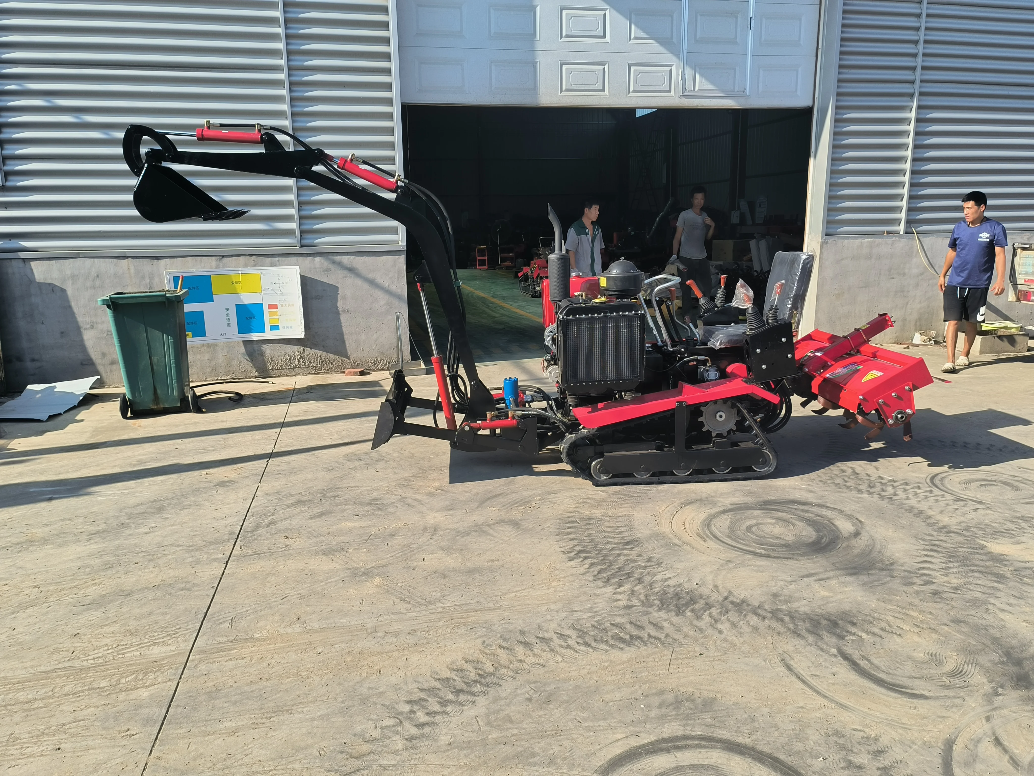 Tiller Machine Affordable Crawler Micro Tiller