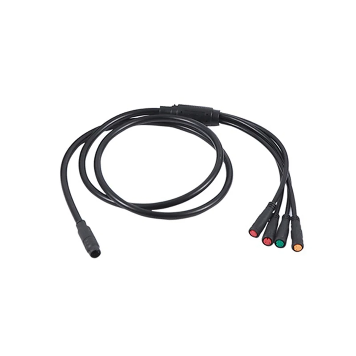 For BAFANG Mid-Mounted Motor Accessories Mid-Mounted 1T4 Adapter Waterproof Cable for Bbs01/02B BBSHD