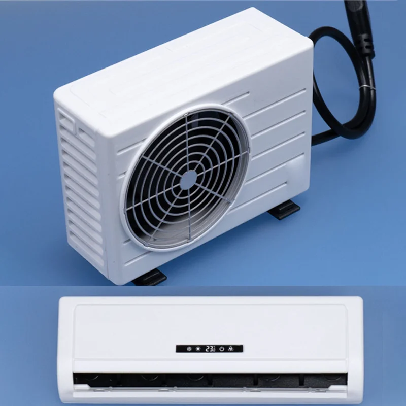 Simulation Air Conditioning Model Machine for 1/14 RC Truck Tamiya SCANIA 770S R620 VOLVO BENZ Arocs MAN TGX Car