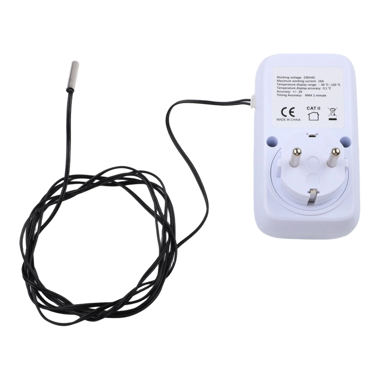 Multifunctional Temperature Controller Aquarium Heater 16A 230V Relay Temp Controller Accuracy 0.1 C Four Timer Modes