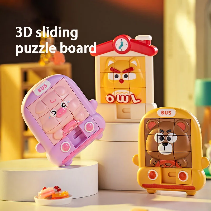 

3D Animal Huarong Road, 3D Maze Challenge - Cute Pet Shaped Puzzle, Exercise Spatial Thinking and Logical Abilities