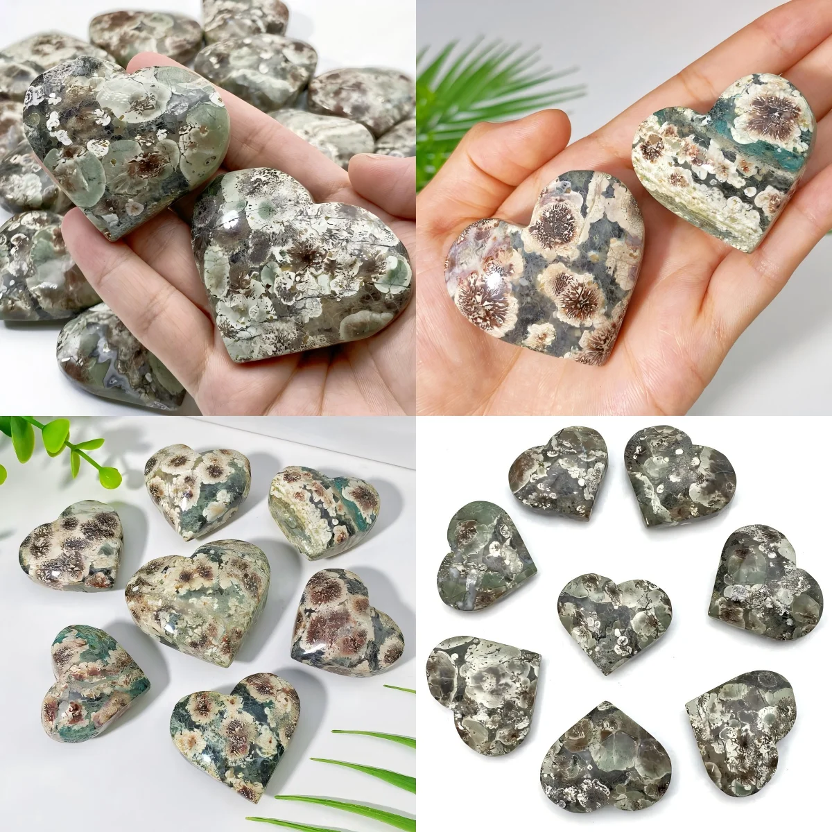 Random 1PC High Quality Russian Oriental Cherry Agate Lover Heart Natural Crystal Heart,Glitter,Girlfriend Gift,Mother\'s DayGift