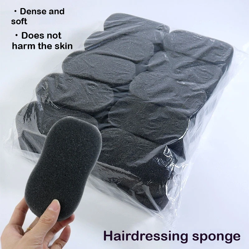 10Pcs Soft Sponge Hair Brush for Shaving & Styling