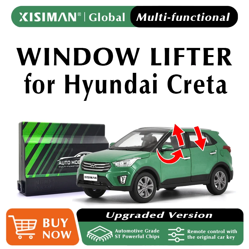 Multi-function Car Auto Window Closer & Open Side Mirror folder unfold Kit For Hyundai Creta 2014-2018 Window Lifter Accessories